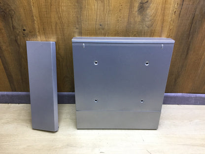 Burg-Wächter Vario 86720 Briefkasten-Set mit Zeitungsbox A4, Silber, I33176