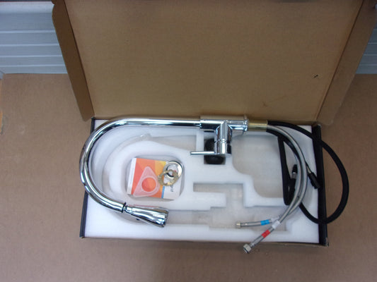 Ibergrif M22136 Küchenarmatur mit ausziehbare Brause, I01454