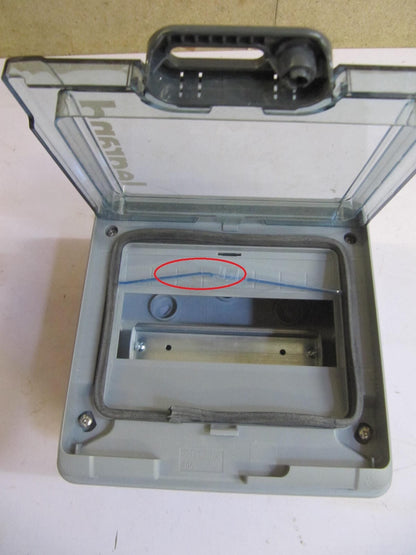 Legrand LEG92743 Verteilerkasten, wasserdicht (IP55) 8 Module Rechnung V00586