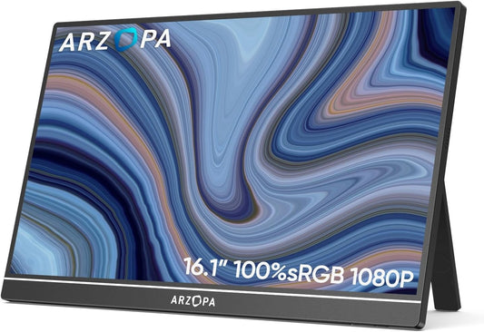 Arzopa Z1C Tragbarer Monitor 16,1" FHD 1920x1080 IPS USB-C mini-HDMI 60Hz