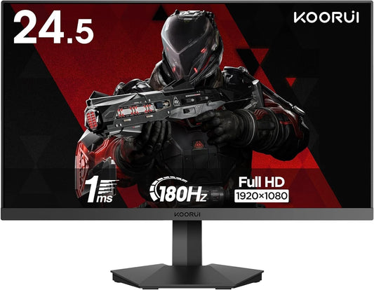 Koorui 25E3A Monitor 24.5" FHD 1920x1080 IPS HDMI DP NVIDIA G-Sync 170Hz 1ms