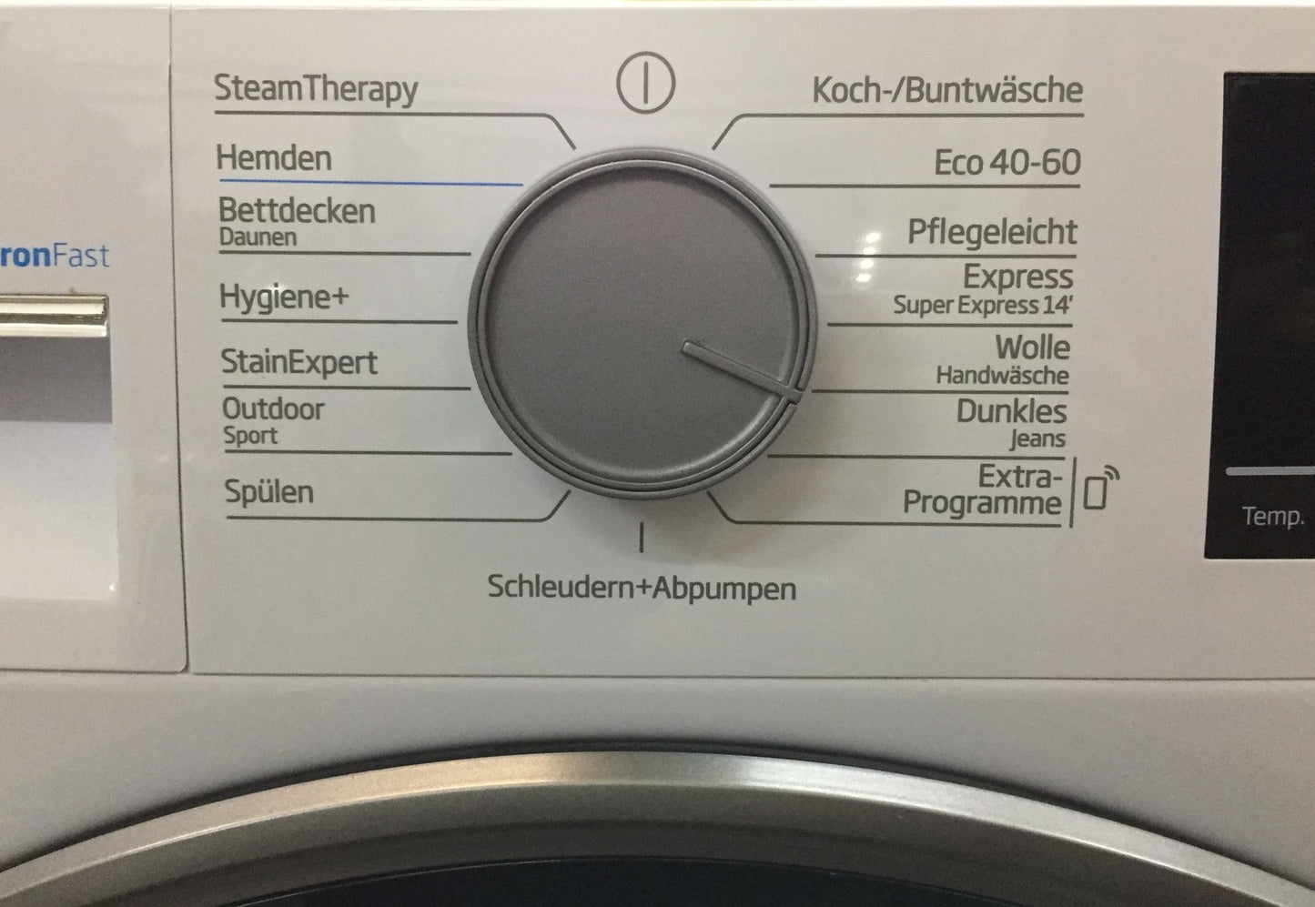 Beko B3WFT510413W Freistehende Waschmaschine 10 kg 1400 U-Min SteamCure AddXtra