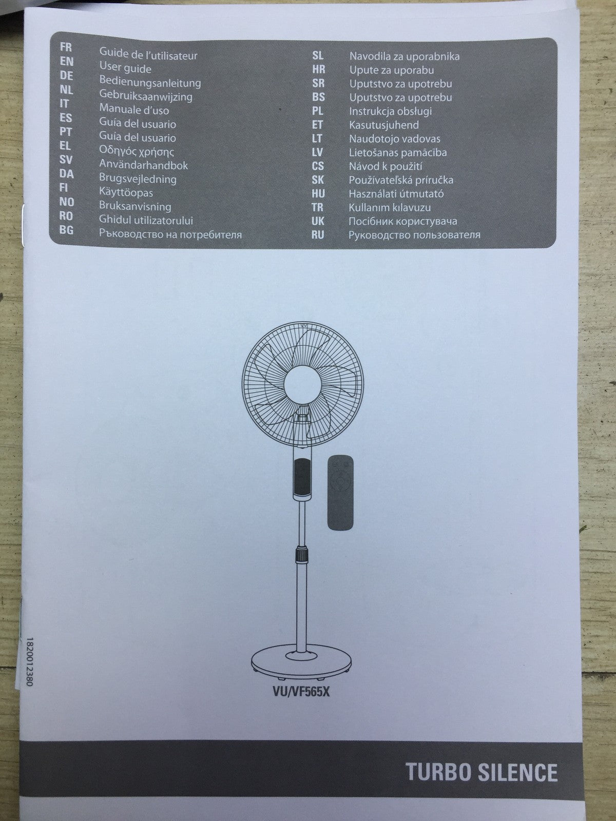 Rowenta VU5650F0 Turbo Silence Standventilator, nur 35 dB(A), I33627