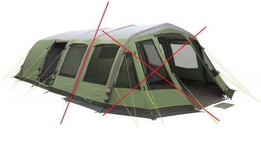 Outwell Wolf Lake 9É Zelt Familienzelt für 9 Personen, D47386