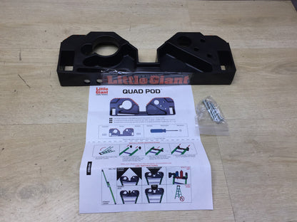 Little Giant 15104 Quad Pod Werkzeughalter, Leiterzubehör, Schwarz, I34112