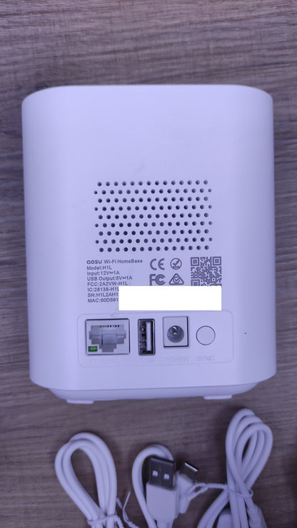 AOSU 2K 4x Überwachungskamera Aussen Solar Akku mit Homebase, I33847