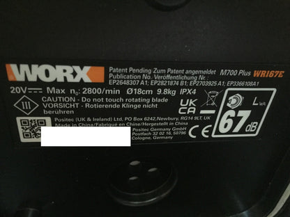 WORX Landroid M700 PLUS WR167E Mähroboter für Gärten bis 700 qm, I33688