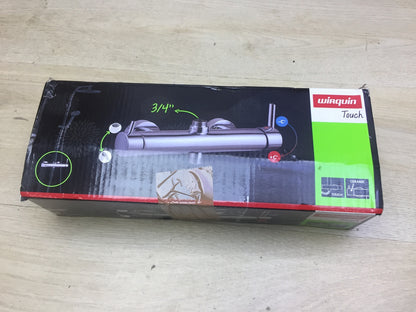 Wirquin 60721400 shower mixer shower thermostat mixer tap chrome, I32129 