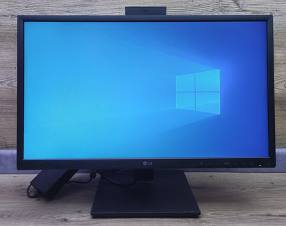 LG 24BP750C-B Monitor 23.8" FHD 1920x1080 HDMI DP USB-C Gb LAN Webcam Mikrofon