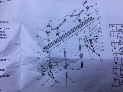 KS-Tools Motormontagebrücke Traglast: 400kg 160.0145, I27786