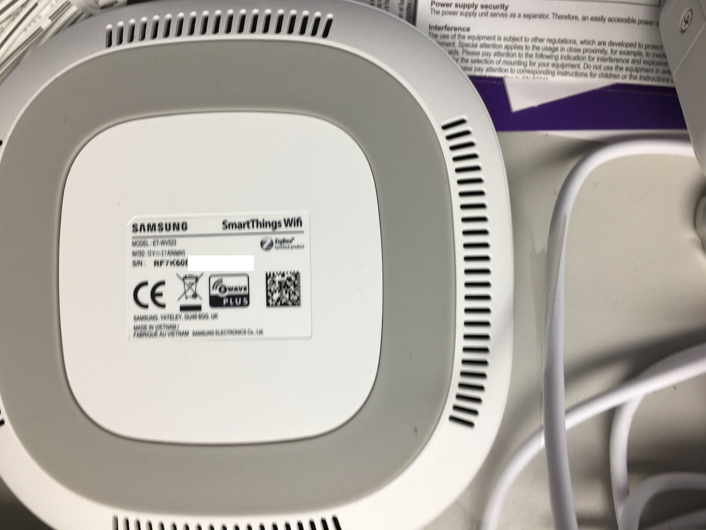 Vodafone V-Home Sicherheitssystem, Weiß, I03573