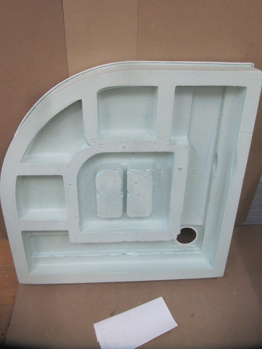 Dusar Domo de Luxe Rundduschwanne AS-RUDW/F 890 x 890 x 150 mm Y10136