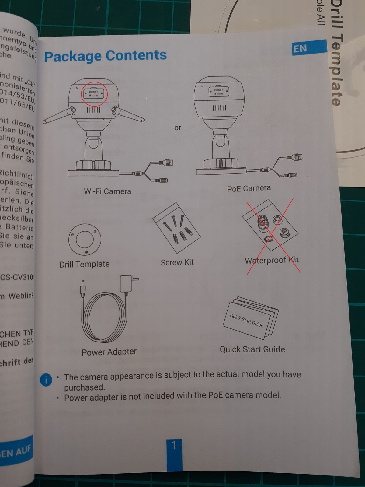 EZVIZ C3X 1080P Überwachungskamera außen WLAN mit Nachsicht, I04794