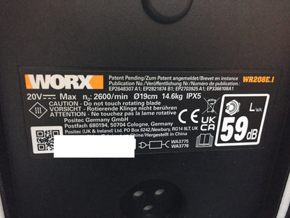 WORX Landroid Vision M800 Mähroboter WR208E.1 für Gärten bis 800m² I33562