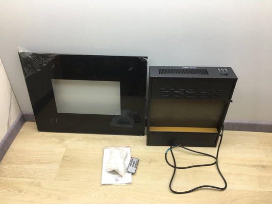 Chemin'Arte 039 Electric Fireplace Steel Black, I15712