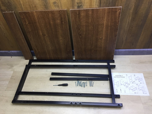 Shally Dogan Regal für die Mikrowelle, mit 2 Flächen, I31036