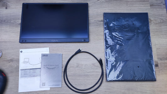 ASUS ZenScreen MB166C Monitor 15.6" FHD 1920x1080 USB-C IPS panel 60Hz black 