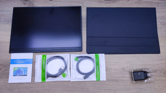 Uperfect Tragbarer Monitor 16" QHD 2560x1600 IPS LCD HDR USB-C HDMI Lautsprecher