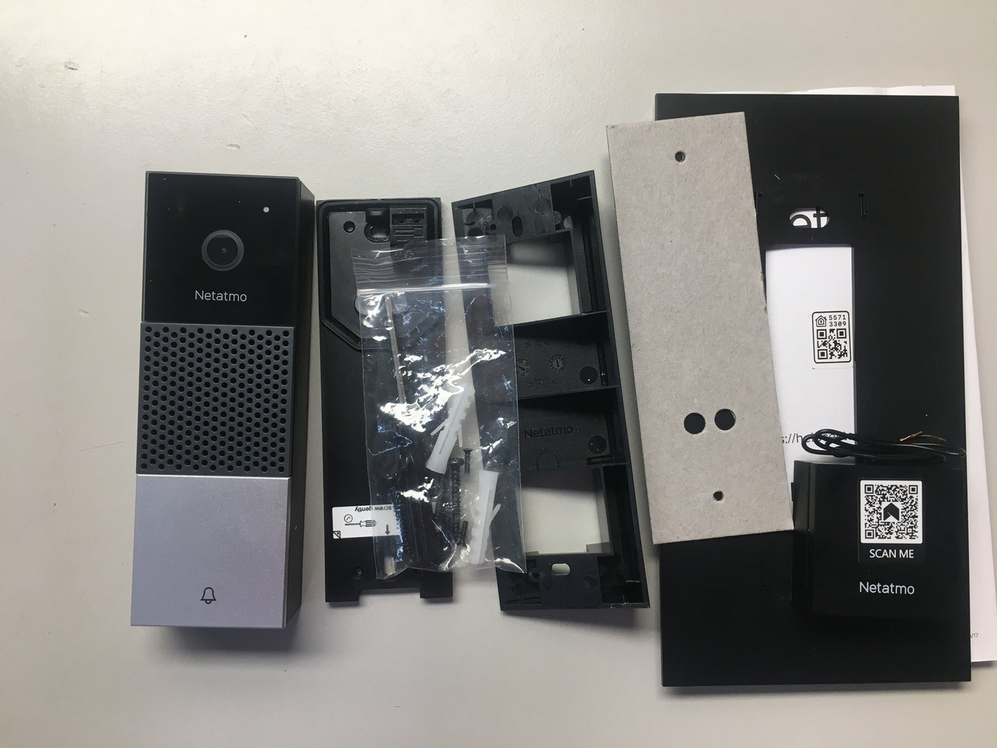 Netatmo Smarte Video Türklingel mit Kamera, WLAN, 2-Wege-Audio, I10695