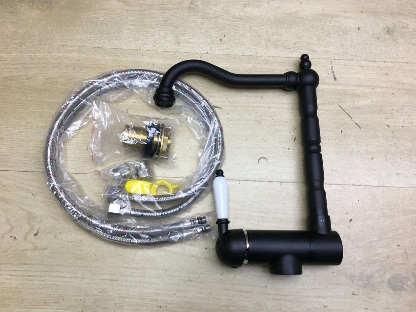 SJQKA Küchenarmatur, Wasserhahn Küche Schwarz, I34293