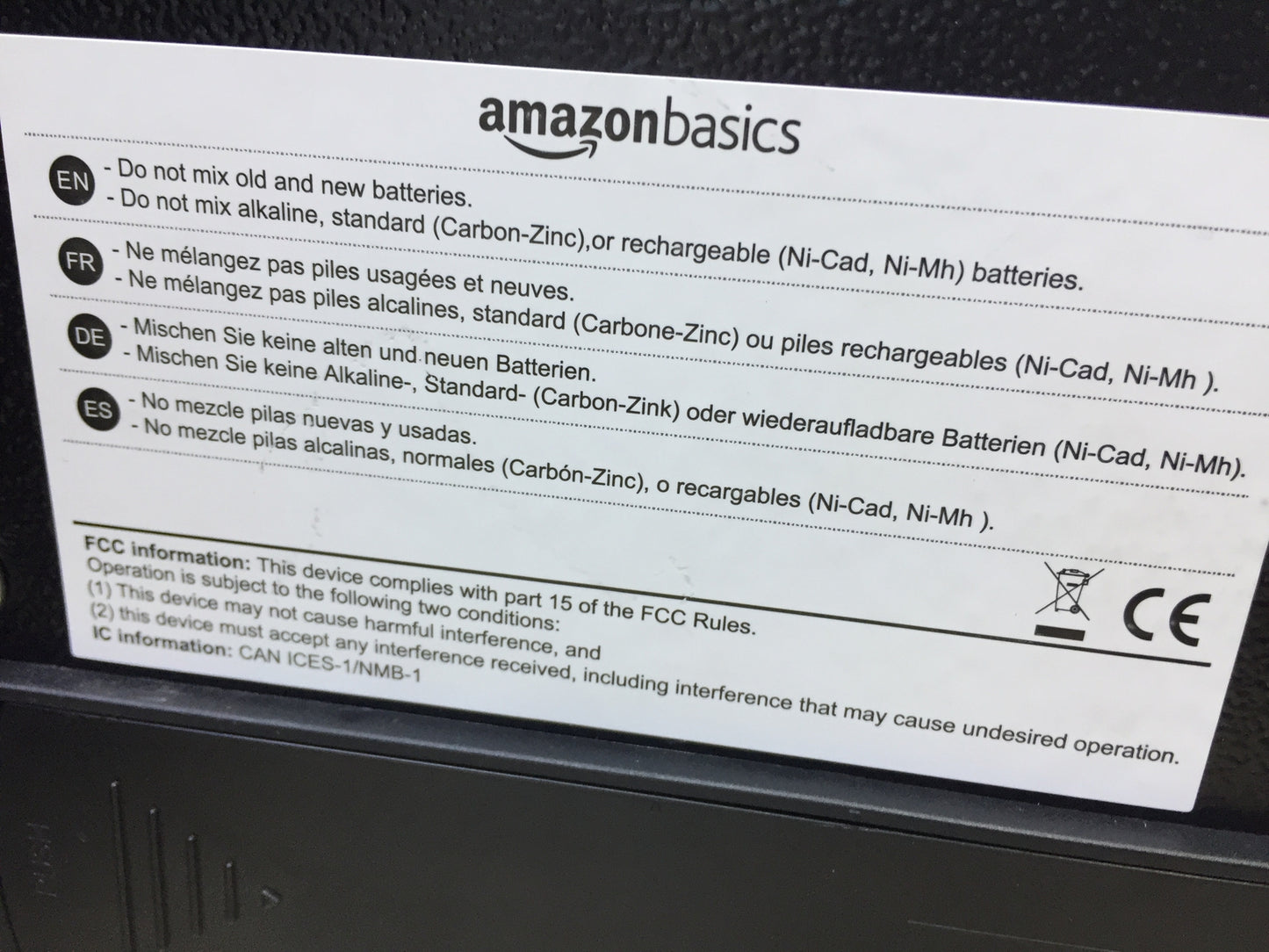 AmazonBasics Tresor 14 l, Schwarz, I18398