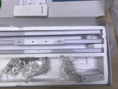 ABALON BCM700D-TY01 Curtain Track, Motorized, White, 1 to 3 m, I31978 