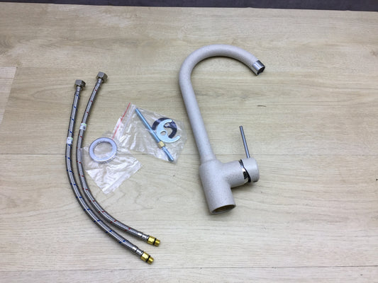 Paini 7820572VA9 Einhebel-Mischbatterie, Granit Hafer, Wasserhahn, I19774