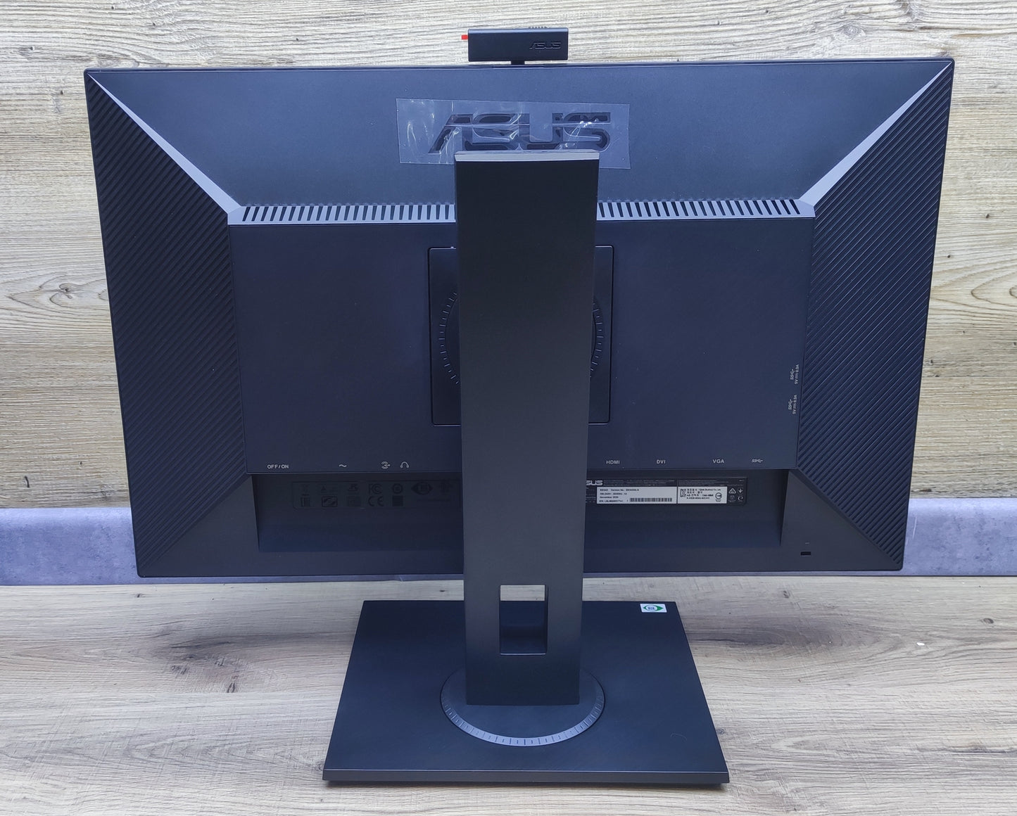 ASUS BE24DQLB Monitor 23.8" FHD 1920x1080 VGA HDMI DP DVI Speaker Webcam 
