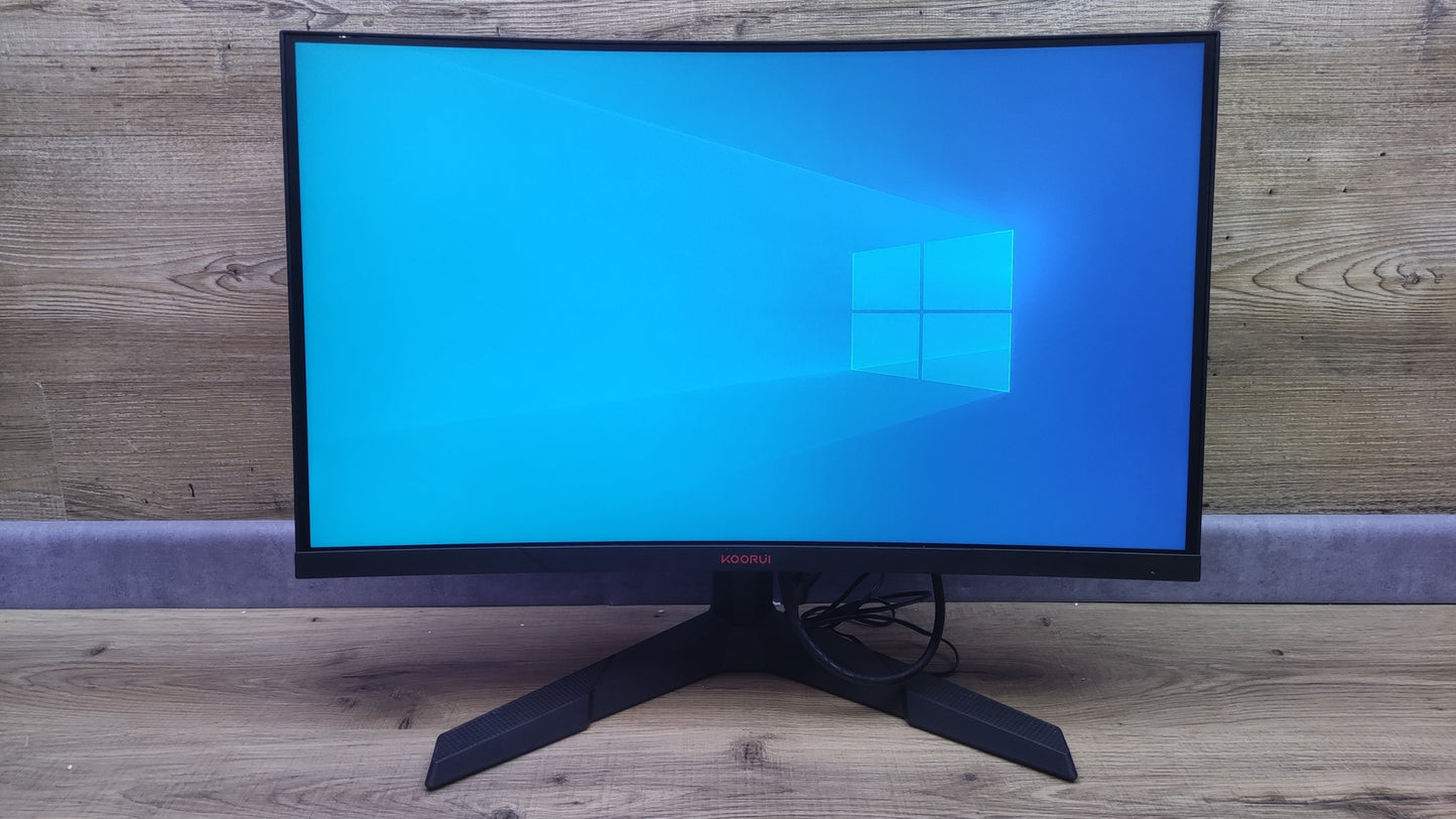 KOORUI 24E6C Gaming Monitor 24" FHD 1920x1080 HDMI DP Adaptive Sync 165Hz 4ms