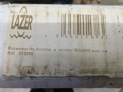 Lazer 372055 Duschwanne 90 x 90 cm zum Befliesen I31265