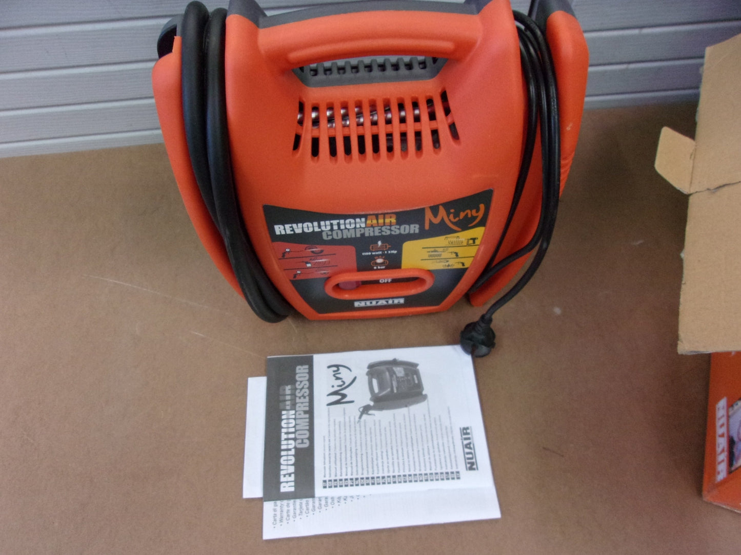 Revolution 'Air 425005 Miny Kompressor Tragbarer DEFEKT! Y08884