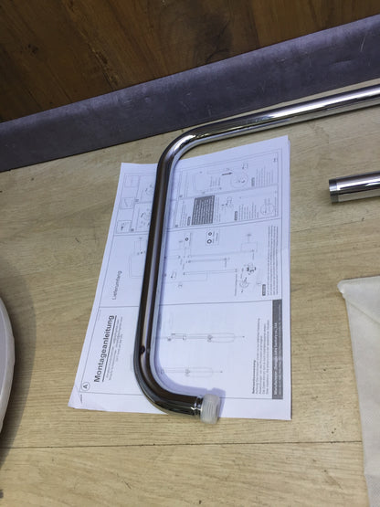 JOHO DE-2525-CP shower set with diverter, chrome shower system, I31951 