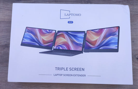Laptomo S3 Portable Monitor Extension for Laptop 14" FHD 1920x1080 HDMI USB-C 