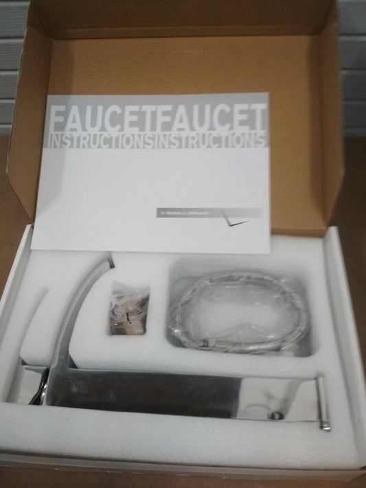 Beelee BL0531H Modern Hohe Wasserfall Armatur Waschtischarmatur, V12541