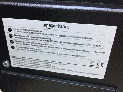 AmazonBasics Tresor 14 l, Schwarz, I25868