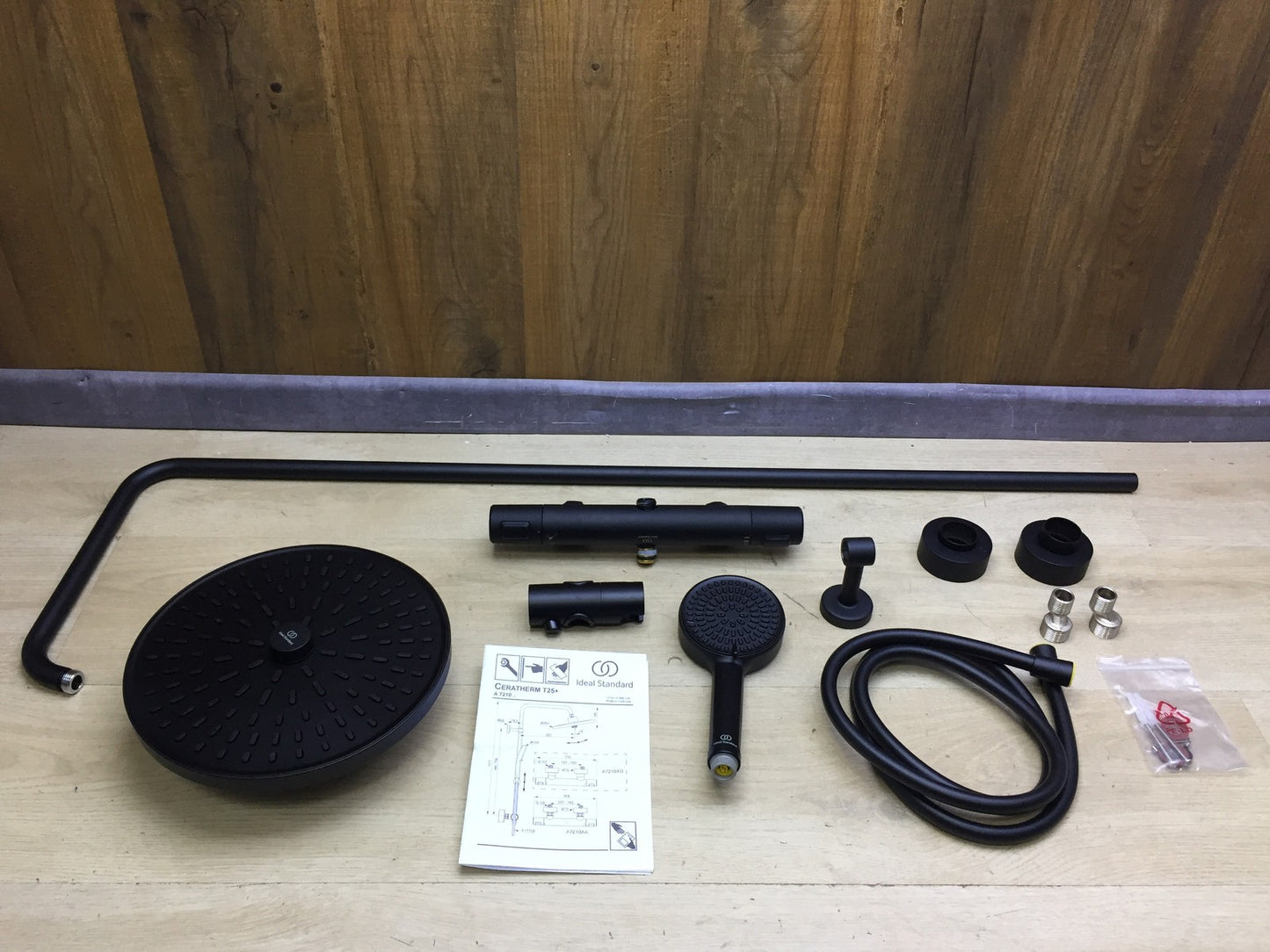 Ideal Standard Ceratherm T25+ Duschsystem mit Brausethermostat A7210XG, I34253