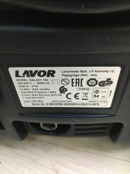 Lavor Galaxy 160 Hochdruckreiniger 160 bar 2500 W, I30868