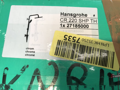 Hansgrohe Croma shower system with thermostat 27185000, rain shower, I31945 