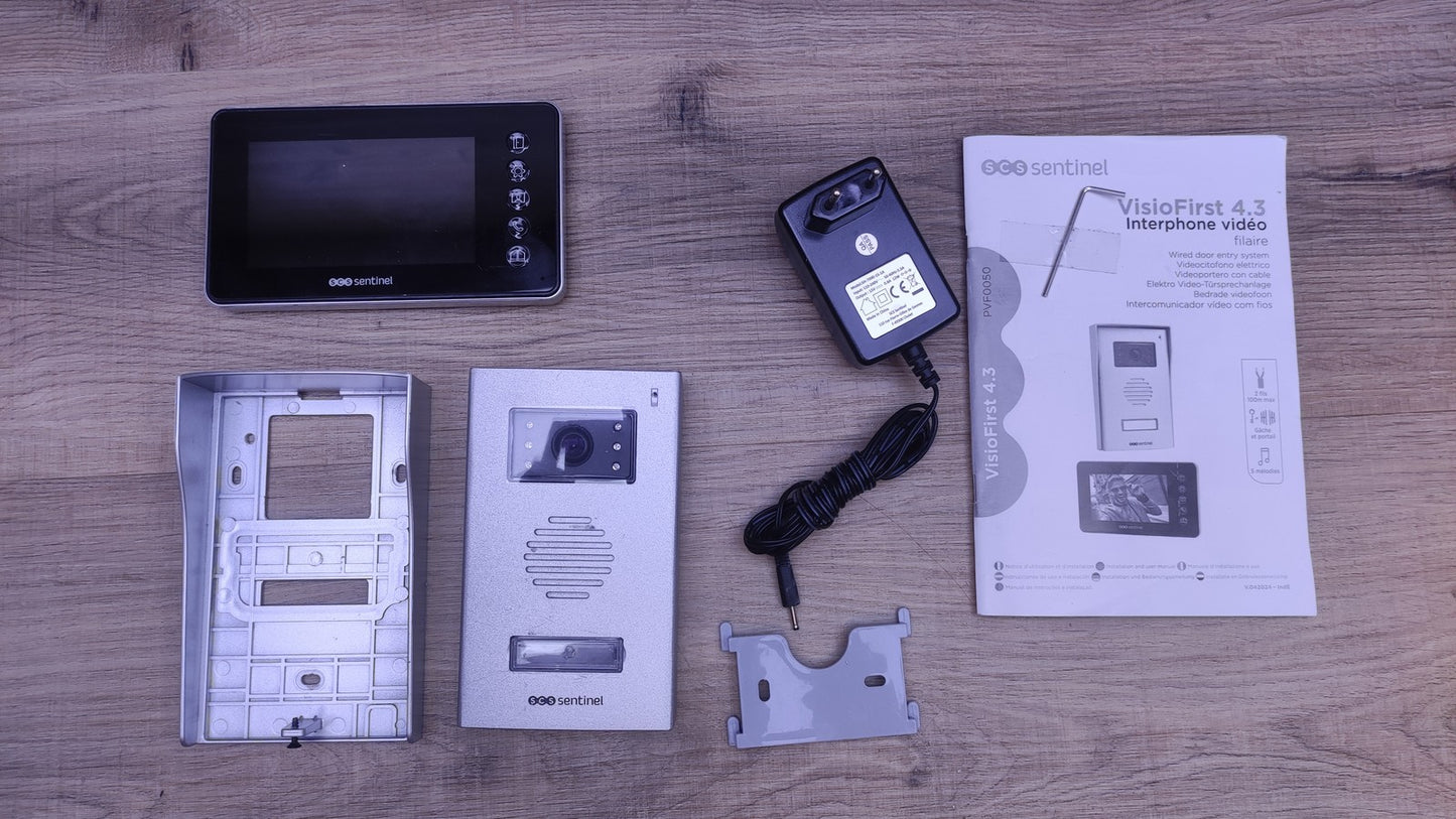 SCS Sentinel PVF0050 Verkabelte Video-Türsprechanlage VisioFirst 4.3, I33845