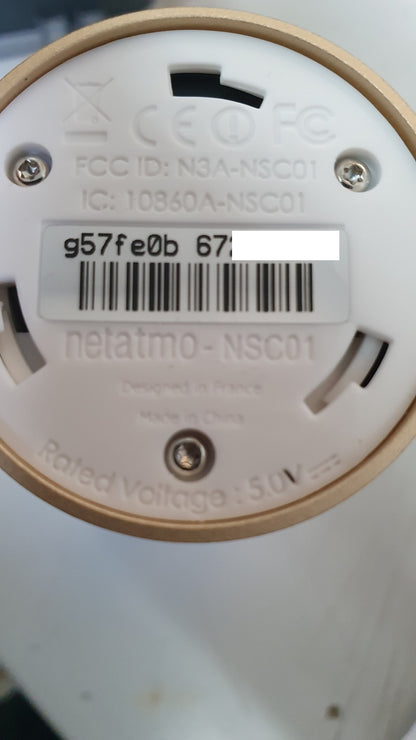 Netatmo Welcome WLAN Kamera mit Gesichtserkennung, I01133