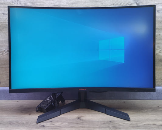Koorui 27E6QC Gaming Monitor 27" QHD 2560x1440 HDMI DP AMD FreeSync 144Hz 1800R 