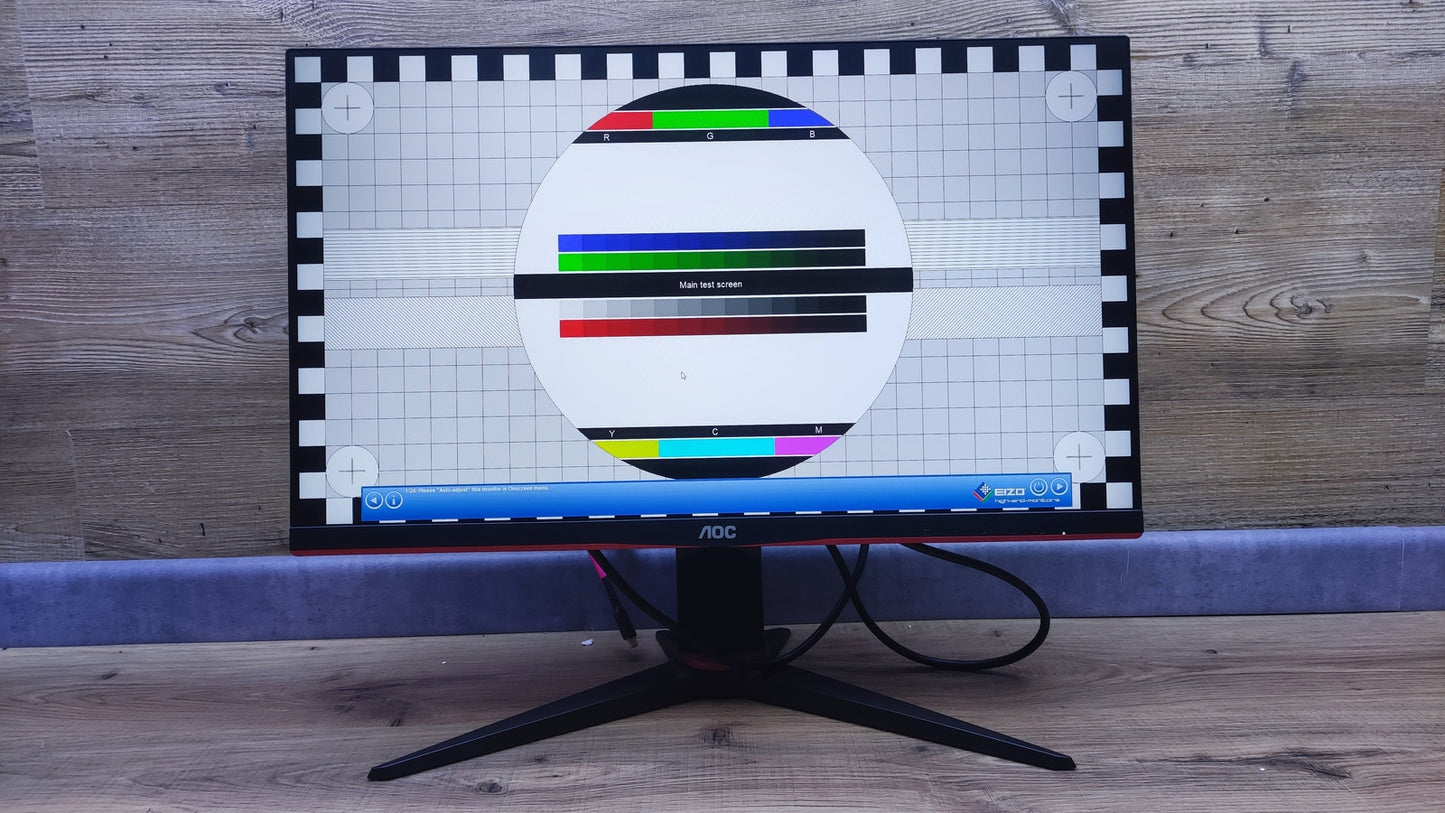 AOC Gaming 24G2U5/BK Monitor 23.8" FHD 1920x1080 HDMI DP AMD FreeSync 75Hz 1ms 