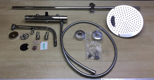 Hansgrohe Crometta S 240 shower system 2 spray modes 27267000, I33479 