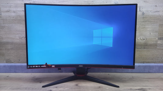 AOC CQ27G2SE/BK Monitor 27" QHD 2560x1440 HDR10 HDMI DP AMD FreeSync 165Hz 1ms