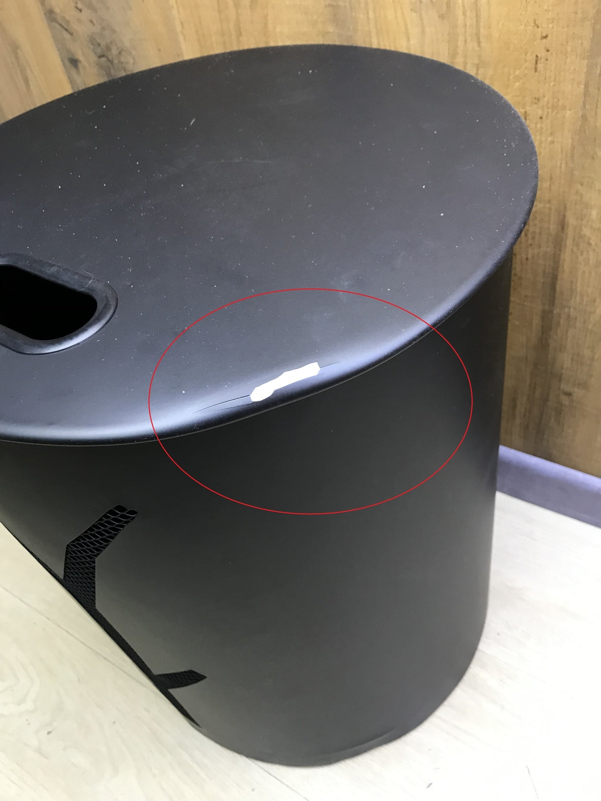 RUECAB 2851 Holzpellets rund Kaminofen Metalleimer mit Deckel, I30355