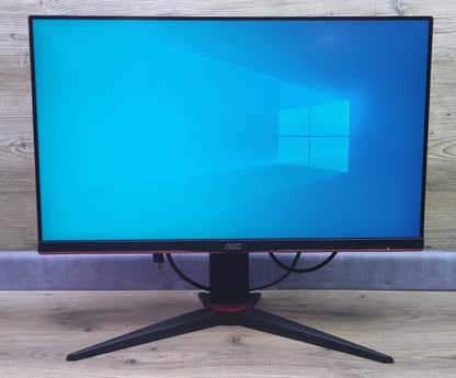 AOC 24G2SU/BK Gaming Monitor 23.8" FHD 1920x1080 DP HDMI USB-Hub FreeSync 165Hz