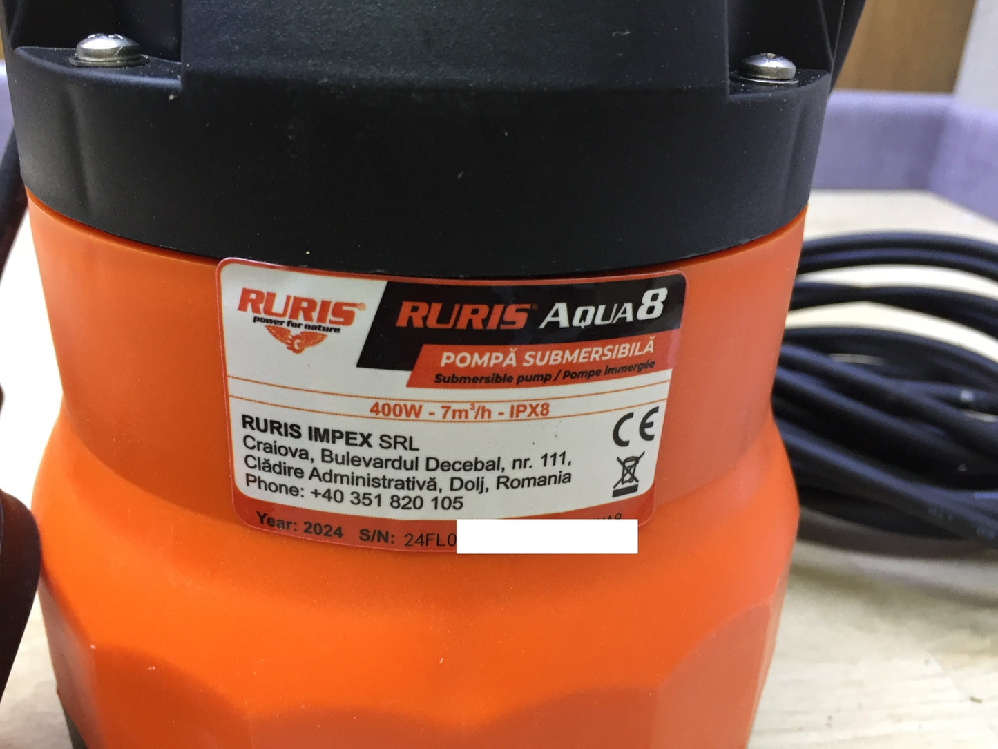 Ruris Aqua 8 Gartenpumpe, I27311