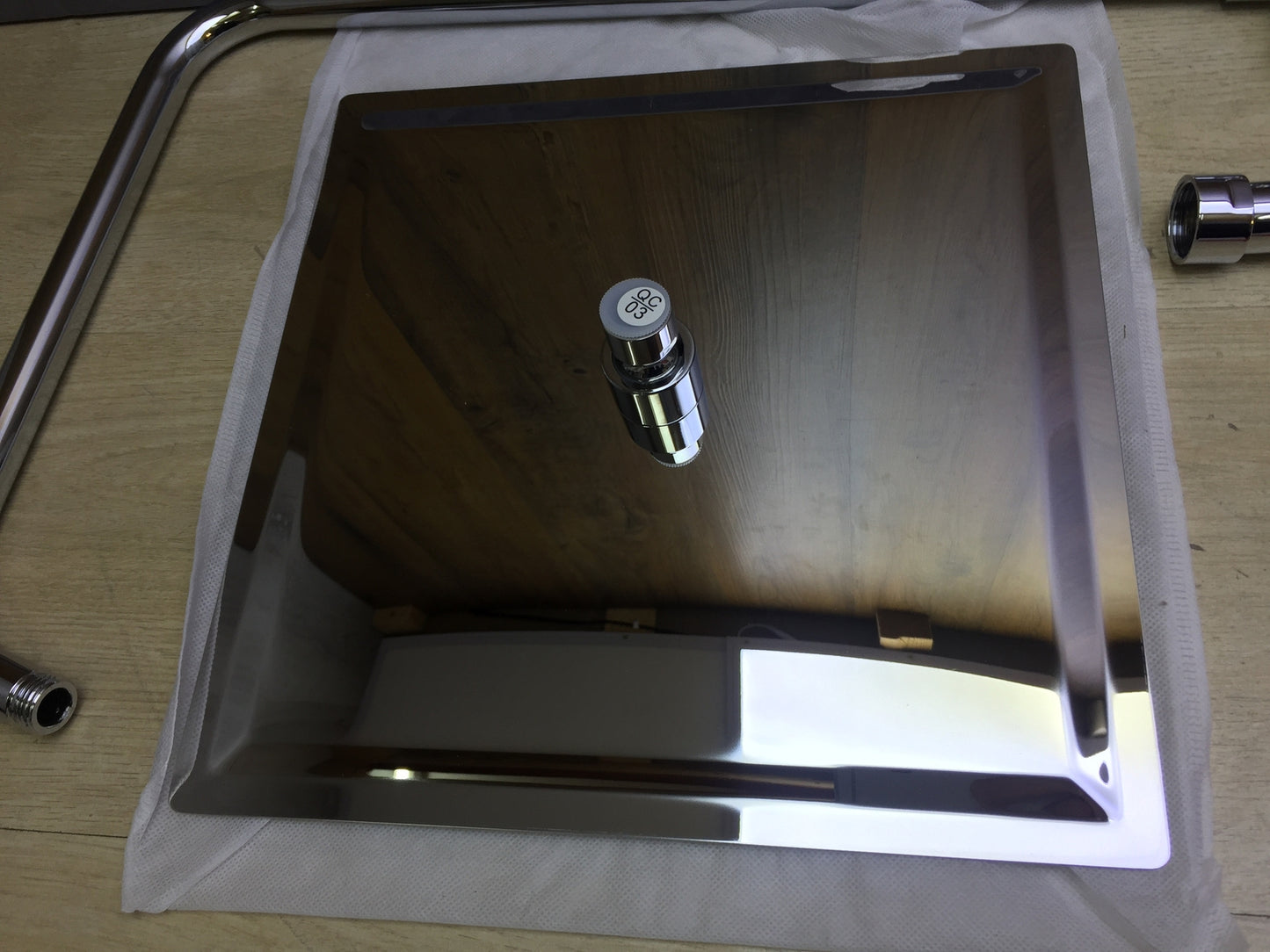 JOHO Thermos E3030 Duschset ohne Thermostat Duschsystem  (Eckig 30x30cm), I31878