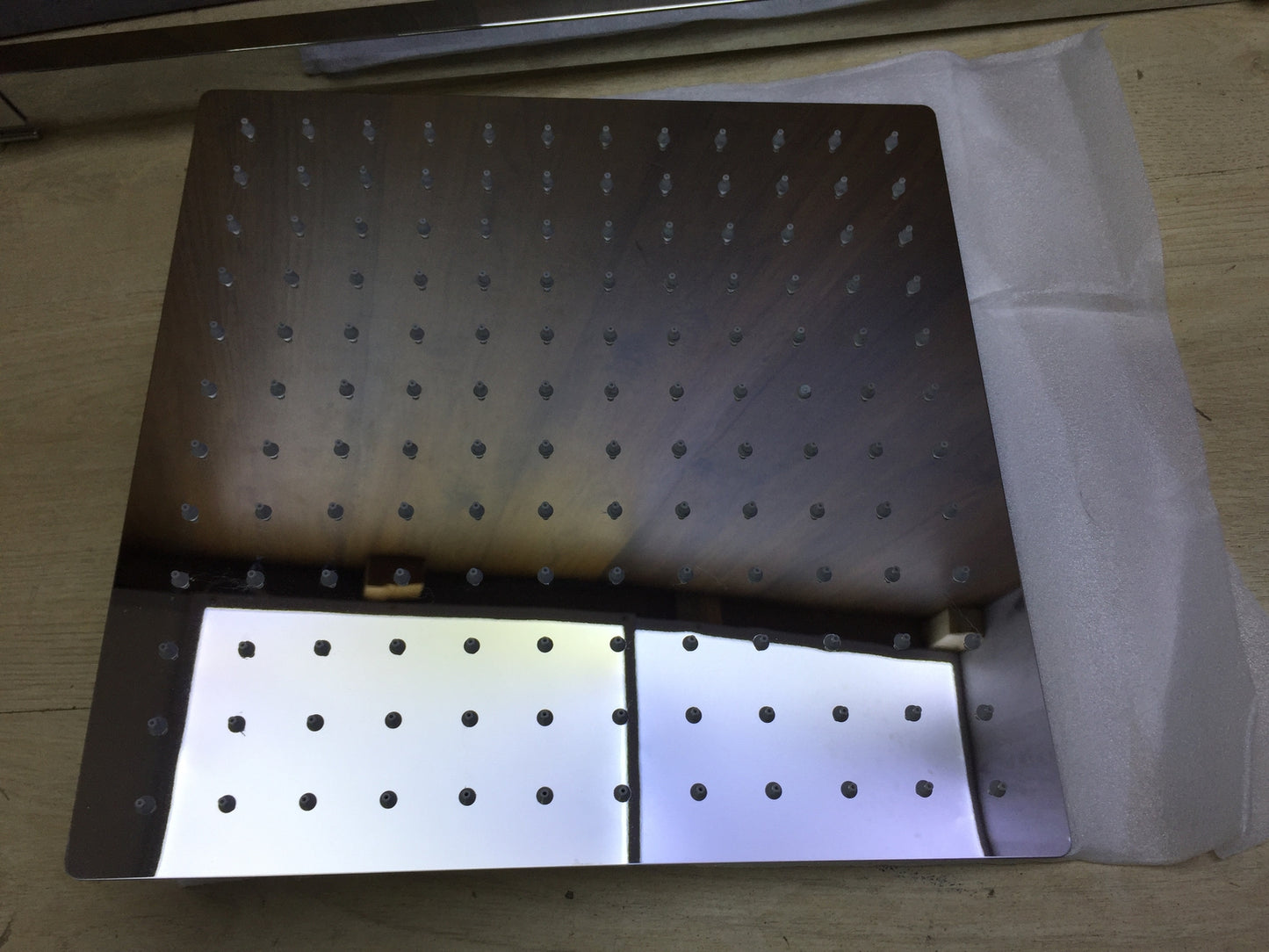 HOMELODY Duschsystem mit Thermostat und 30x30cm Kopfbrause Edelstahl, I32310