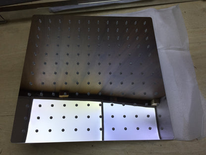 HOMELODY Duschsystem mit Thermostat und 30x30cm Kopfbrause Edelstahl, I32310